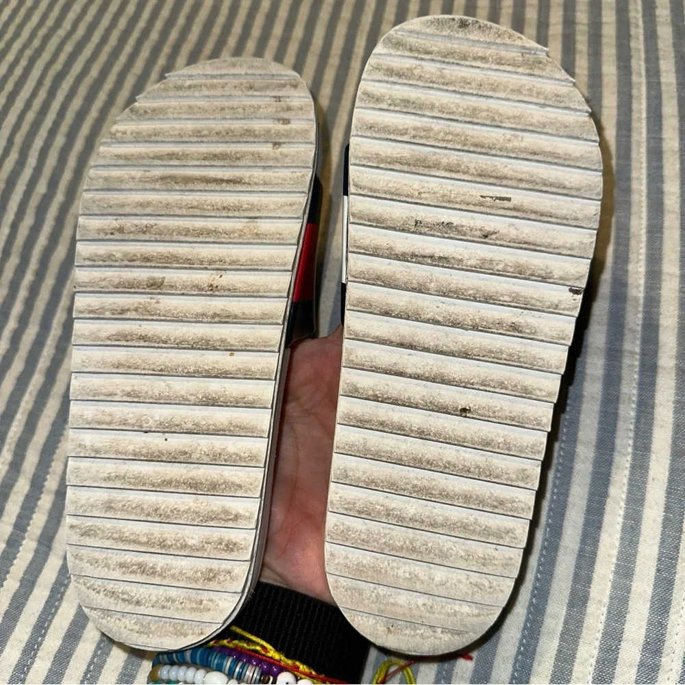 Tommy Jeans A New‎ Legazy Cast Slide Boys Shoes Size 1 Used